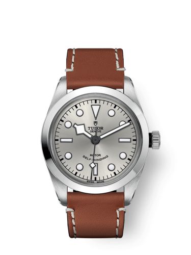 Tudor Heritage Black Bay 36 Stainless Steel Silver Brown Leather