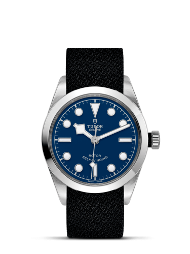 Tudor Heritage Black Bay 36 Stainless Steel Blue Fabric