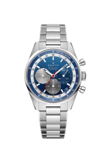 Zenith Chronomaster Original Stainless Steel Blue Bracelet
