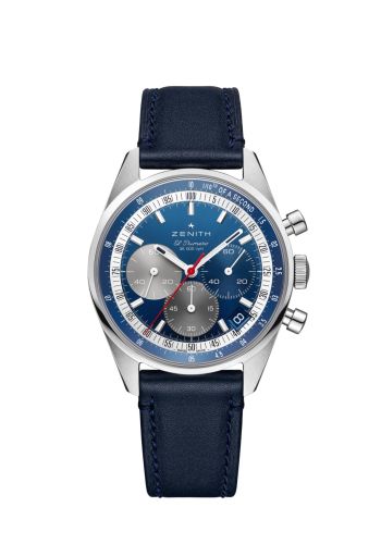 Zenith Chronomaster Original Stainless Steel Blue