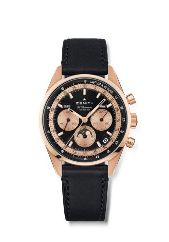 Zenith Chronomaster Original Triple Calendar Rose Gold Black