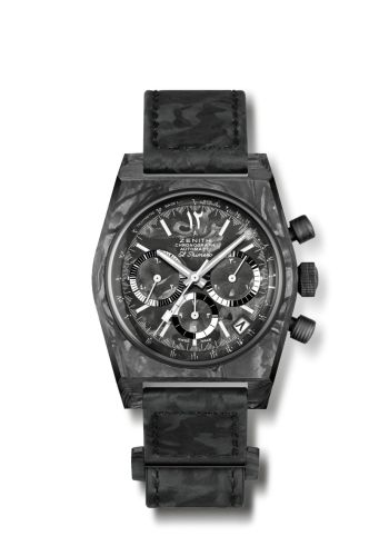 Zenith El Primero A3818 Revival The Cover Girl Forged Carbon Hindu Arabic