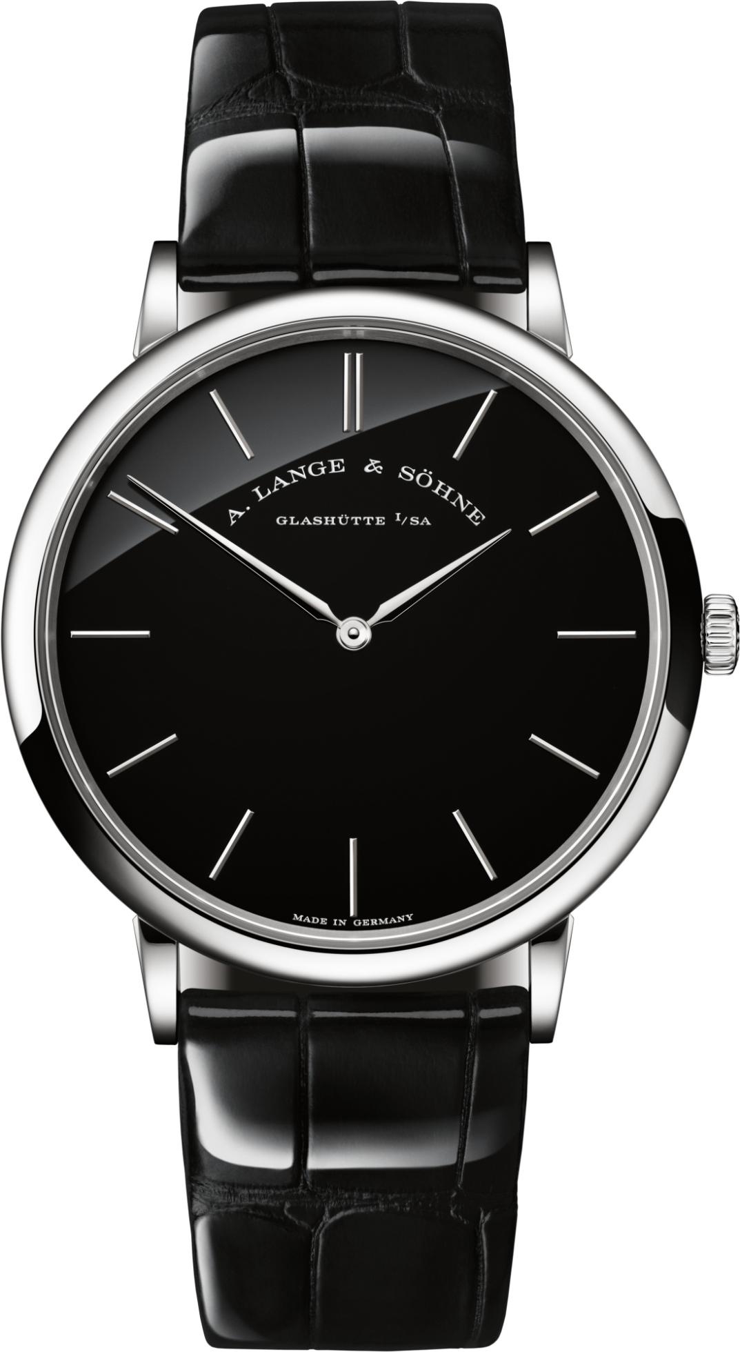 A. Lange & Söhne Saxonia Thin Platinum / Onyx