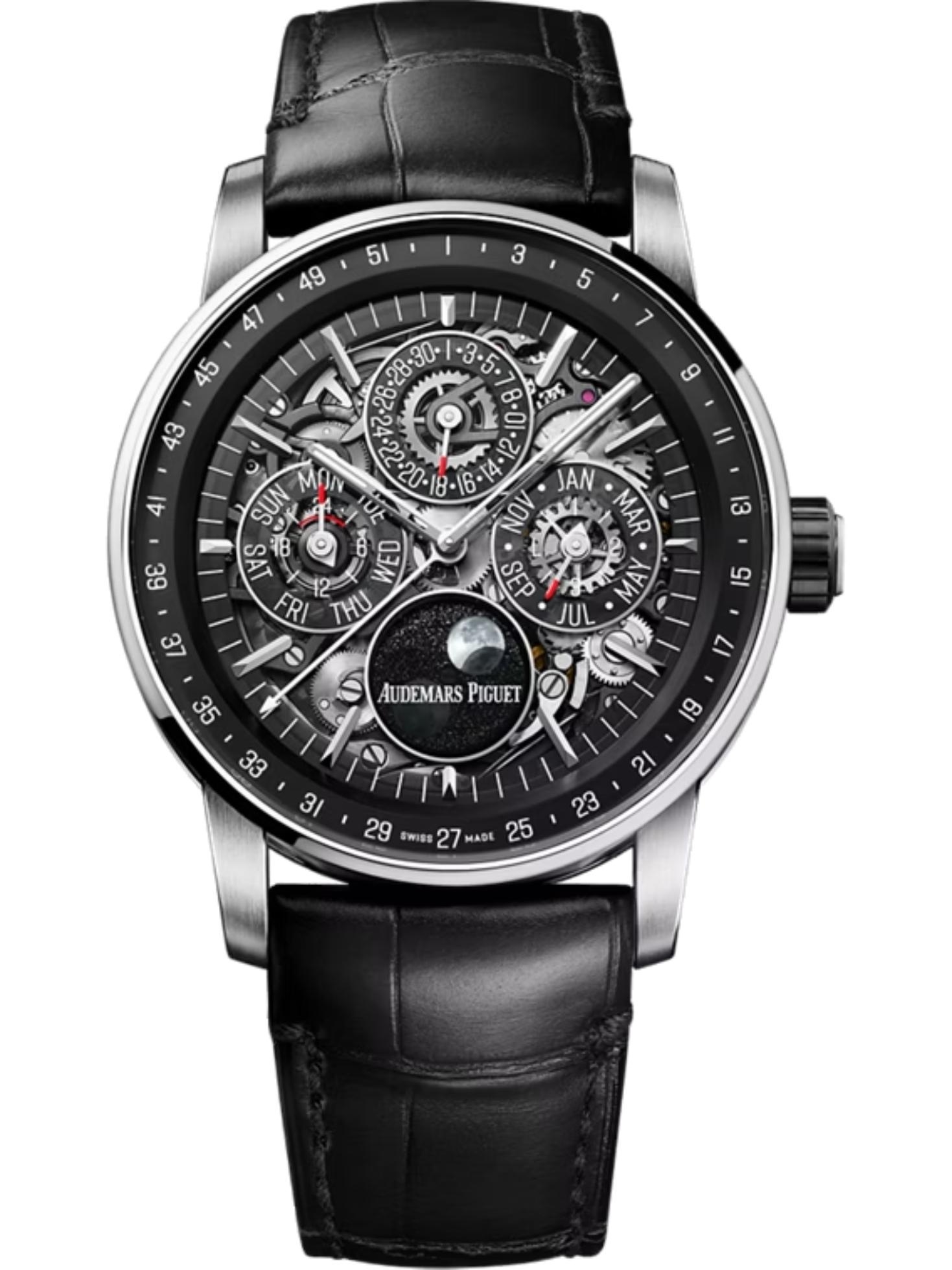 Audemars Piguet CODE 11.59 Perpetual Calendar Openworked White Gold - Black Ceramic