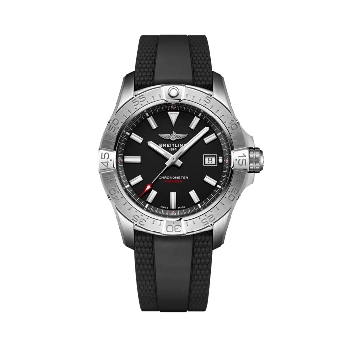 Breitling Avenger Automatic Wings Black / Rubber