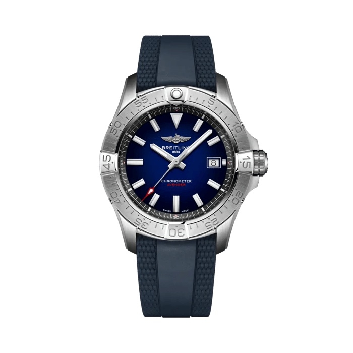 Breitling Avenger Automatic Wings Blue / Rubber