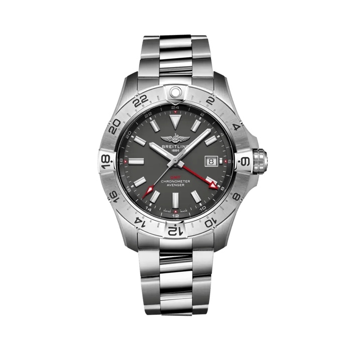 Breitling Avenger Wings Automatic GMT 44 Grey / Bracelet
