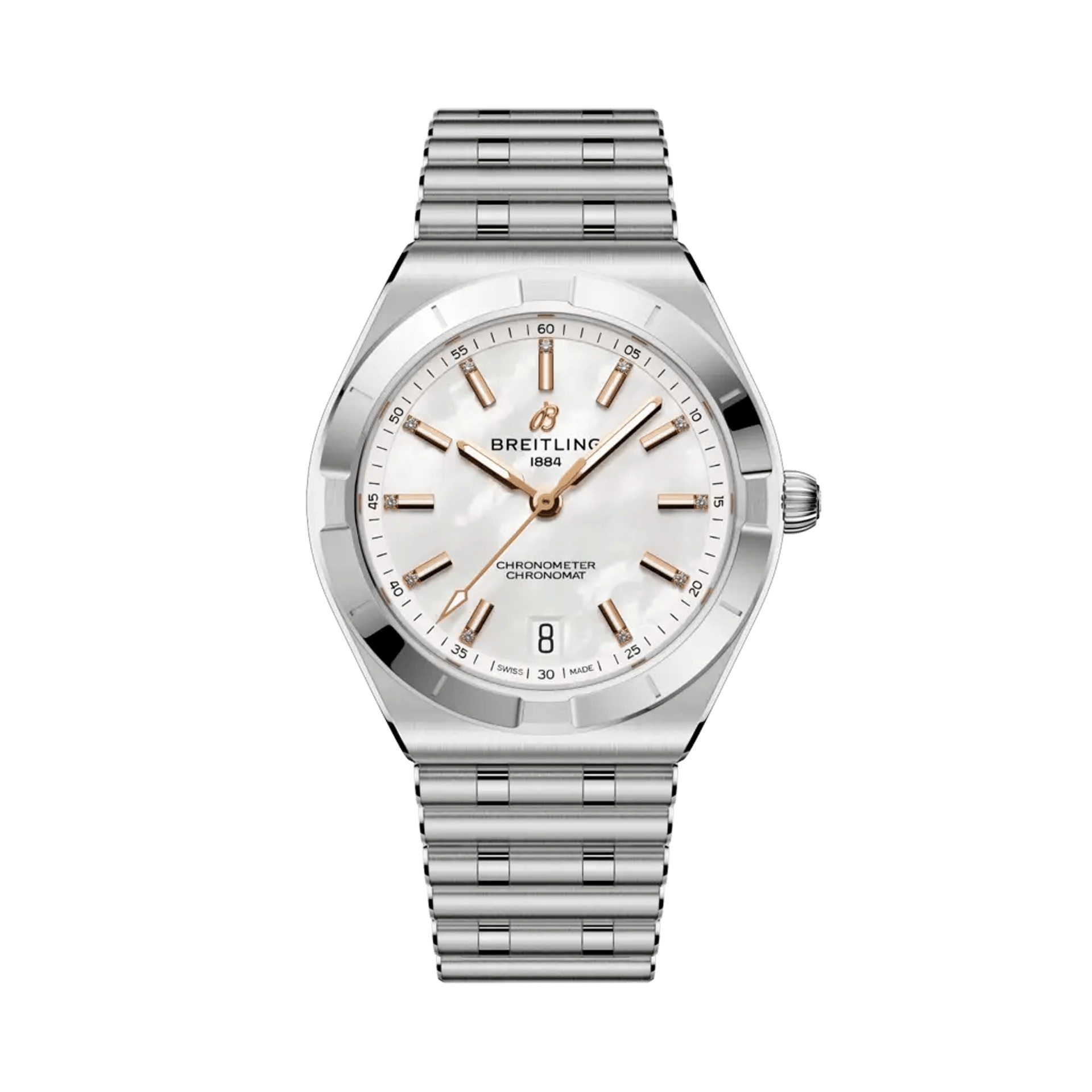 Breitling Chronomat Automatic 36 Stainless Steel / MOP / Rouleaux