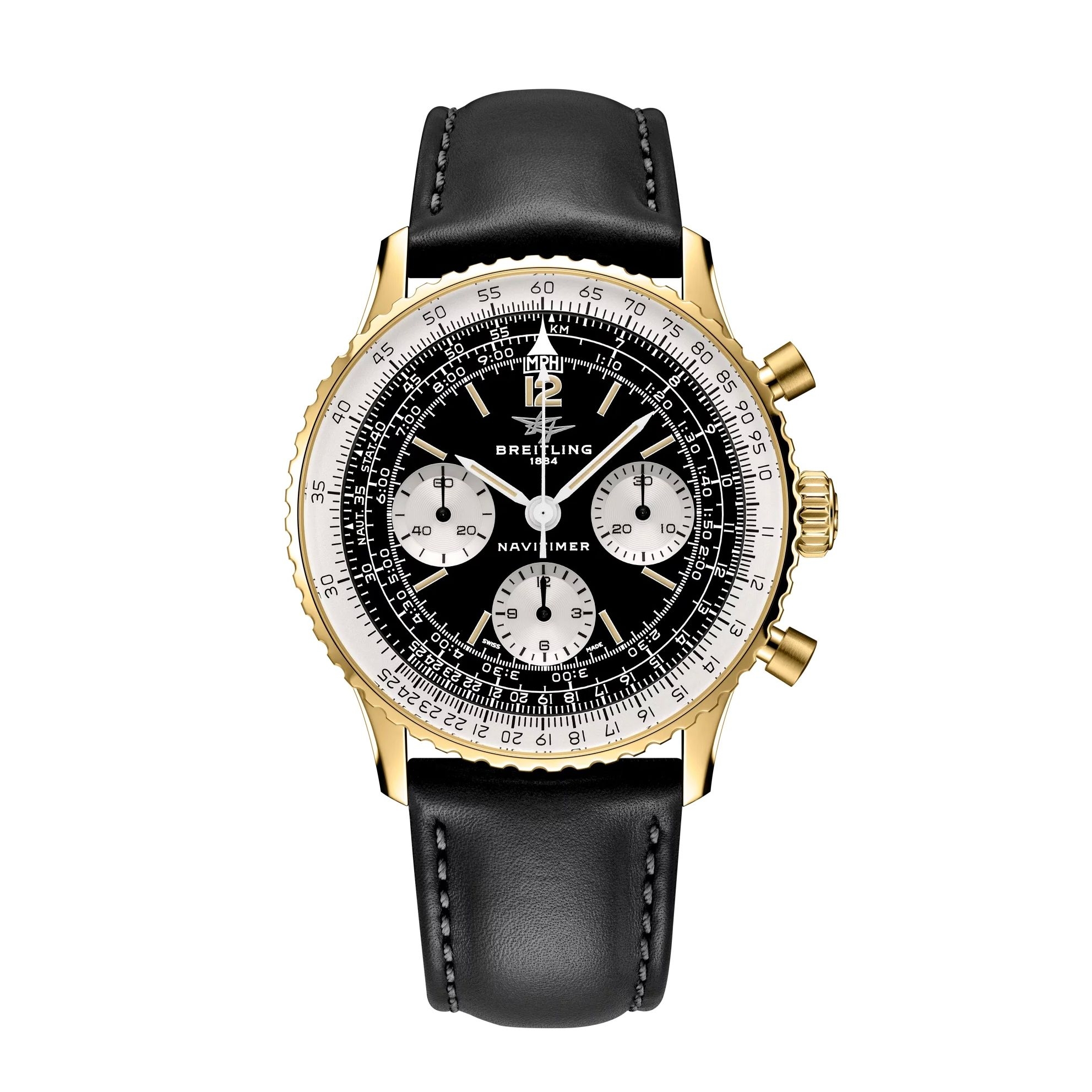 Breitling Navitimer B09 Chronograph 41 Miles Davis Lifetime Club Member Set / Yellow Gold