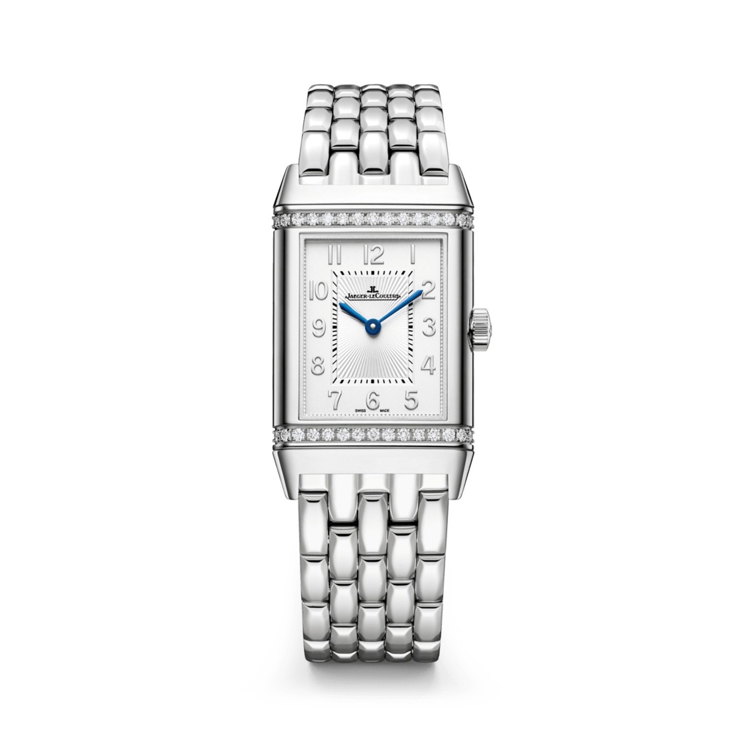 Jaeger-LeCoultre Reverso Classic Duetto Stainless Steel - Diamond / Silver / Bracelet