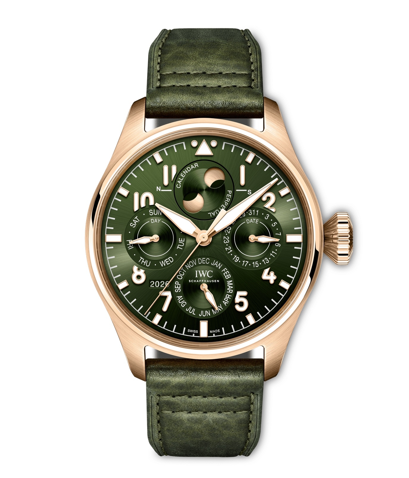 IWC Big Pilot’s Watch Perpetual Calendar ProSet Red Gold / Olive