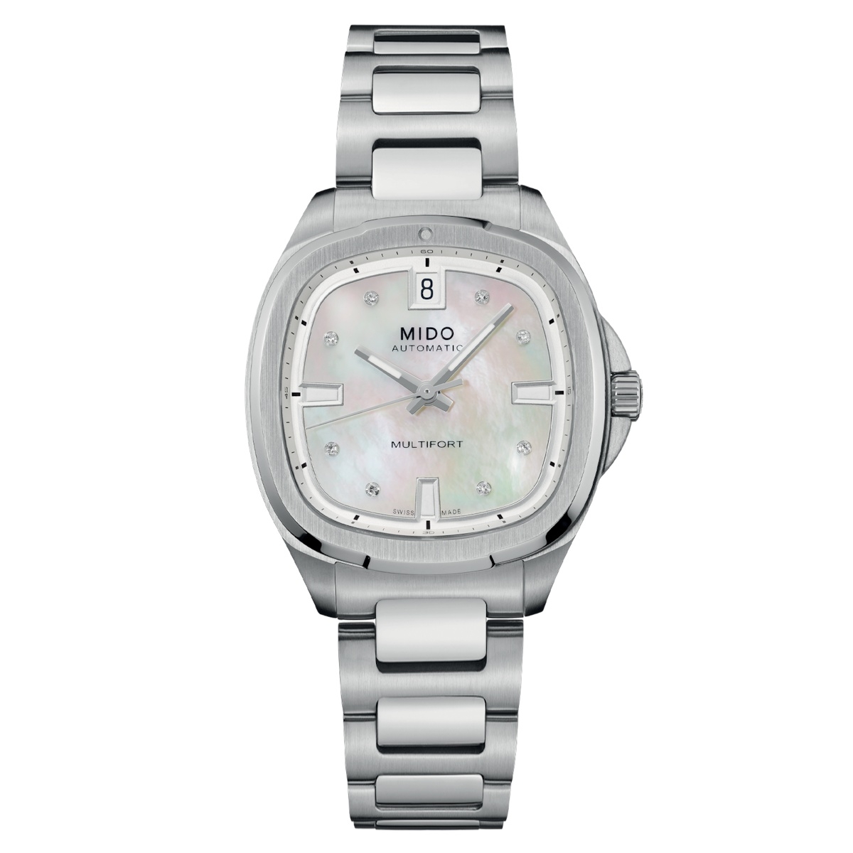 Mido Multifort TV 35 Stainless Stel / MOP / Bracelet
