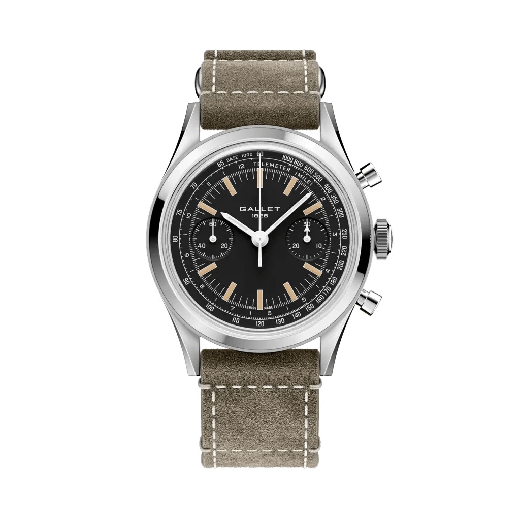 Gallet Tribute to Multichron 45 / Green Pilot