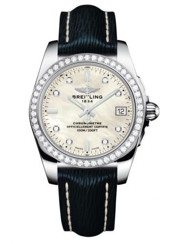 Breitling Galactic 36 Stainless Steel Diamond Pearl Diamond Sahara