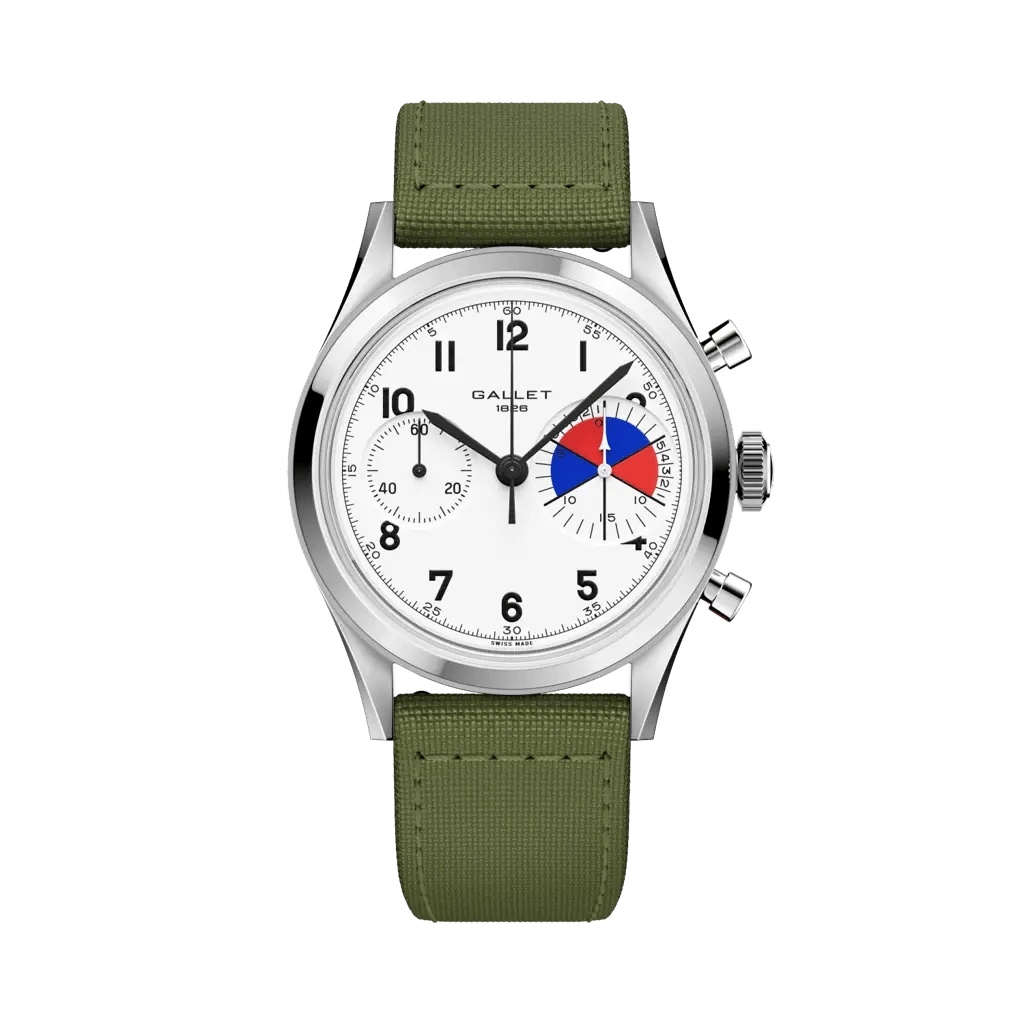 Gallet Tribute to Yachting Big Eye / Green Fabric