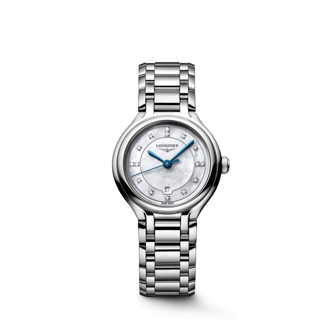 Longines PrimaLuna 30 Stainless Steel / MOP / Bracelet