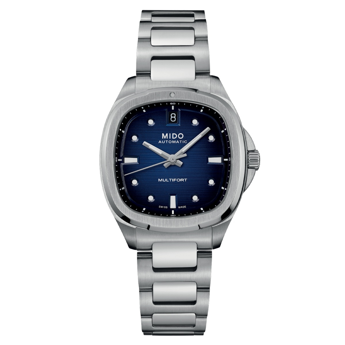 Mido Multifort TV 35 Stainless Steel / Blue / Bracelet