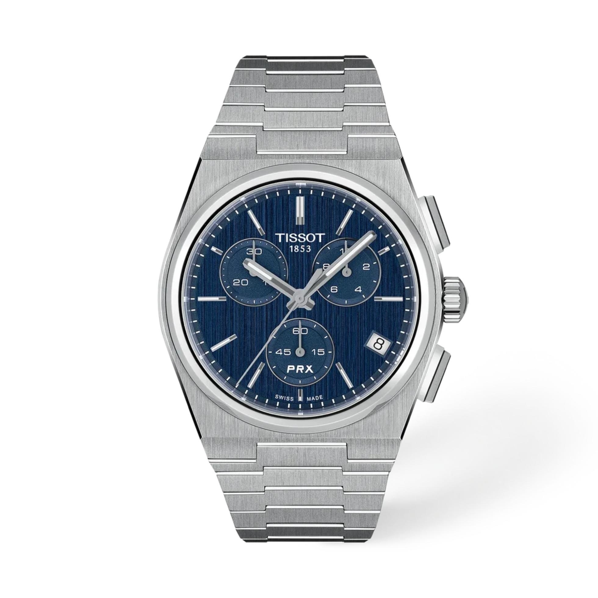 Tissot PRX Chronograph Quartz Stainless Steel / Blue