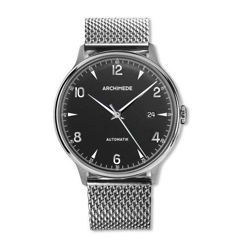 Archimede 1950-2 Stainless Steel Black Mesh