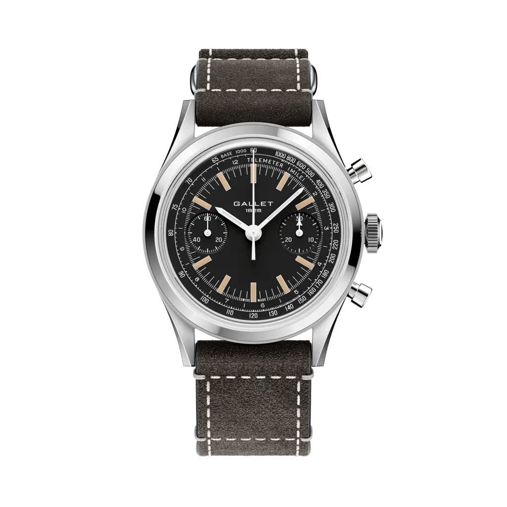 Gallet Tribute to Multichron 45 / Grey Pilot