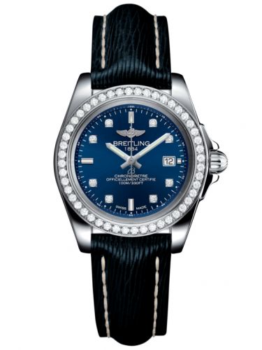 Breitling Galactic 32 Sleek Edition Stainless Steel Diamond Horizon Blue Diamond Sahara