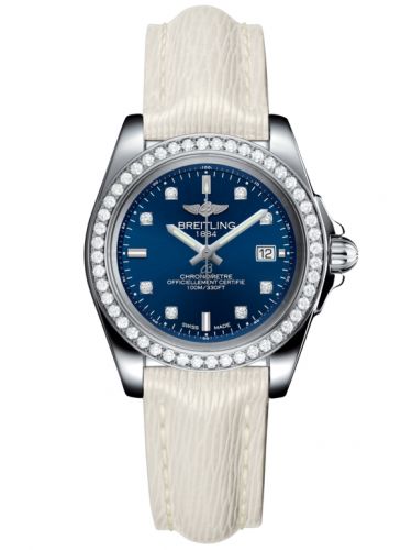 Breitling Galactic 32 Sleek Edition Stainless Steel Diamond Horizon Blue Diamond Sahara