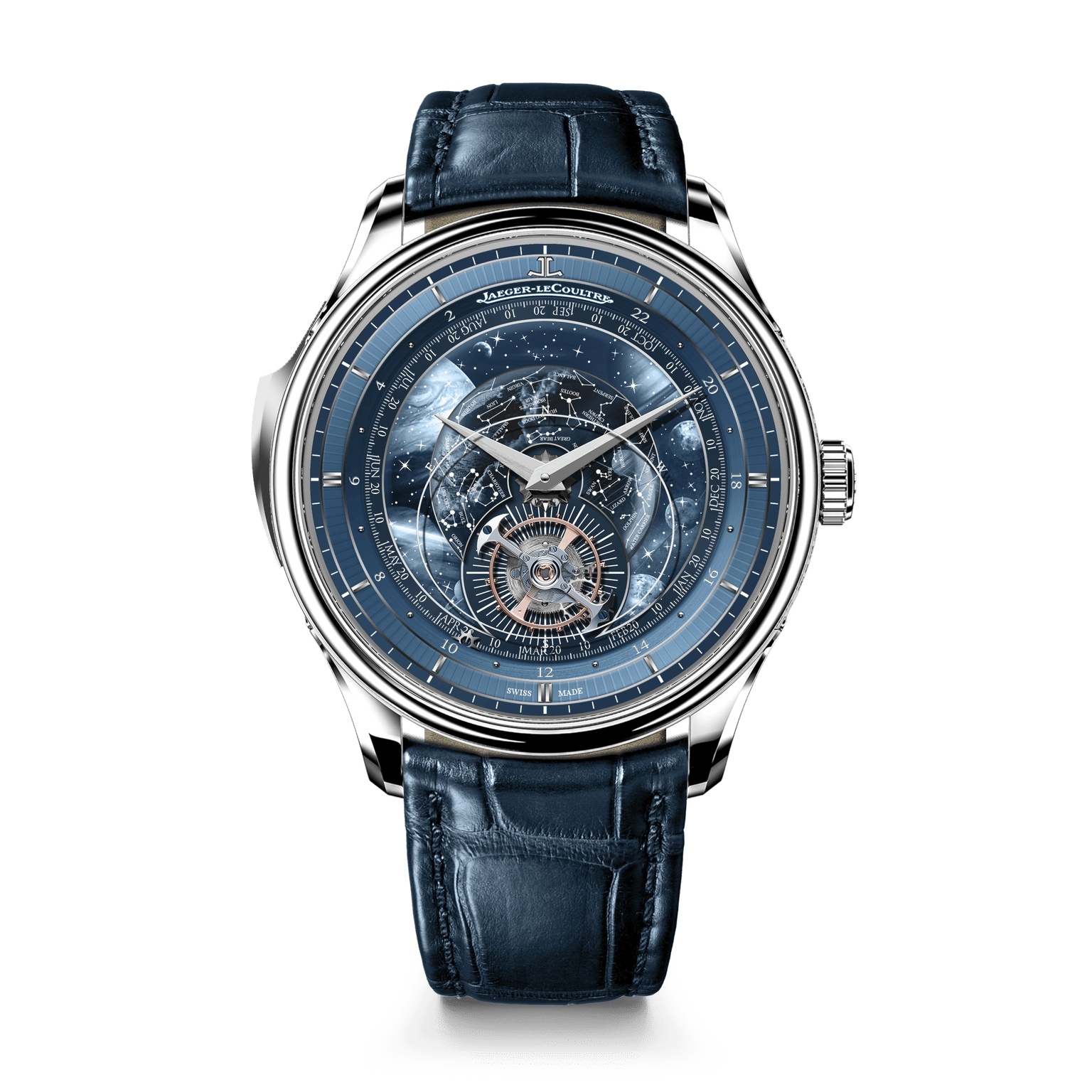Jaeger-LeCoultre Master Hybris Artistica Calibre 945 White Gold / Blue