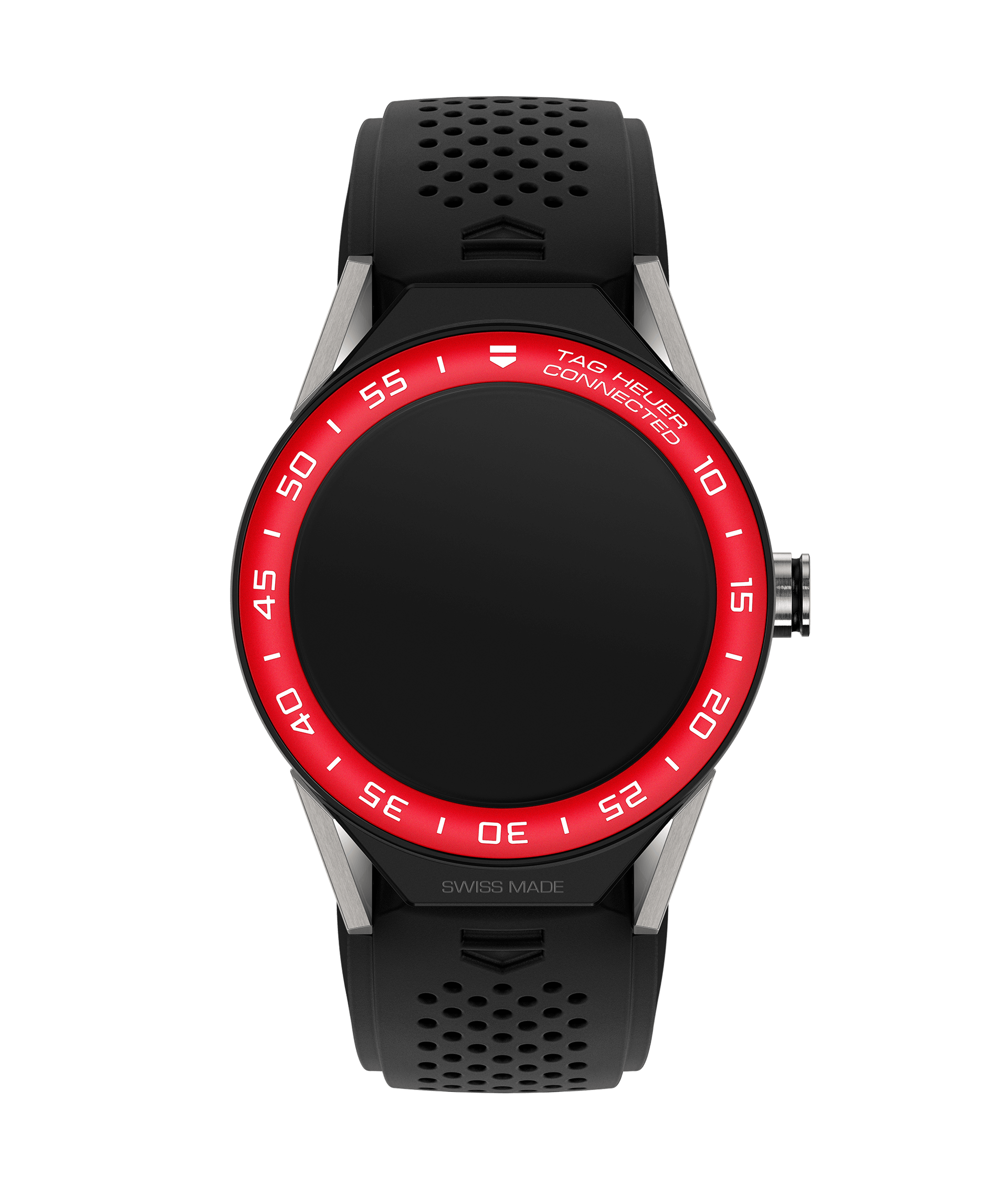 TAG Heuer Carrera Connected Modular 45 Titanium / Red Aluminum / Black Rubber