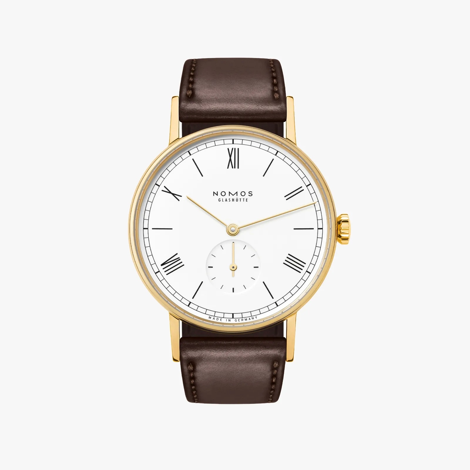 Nomos Glashütte Ludwig Gold Enamel White Doré
