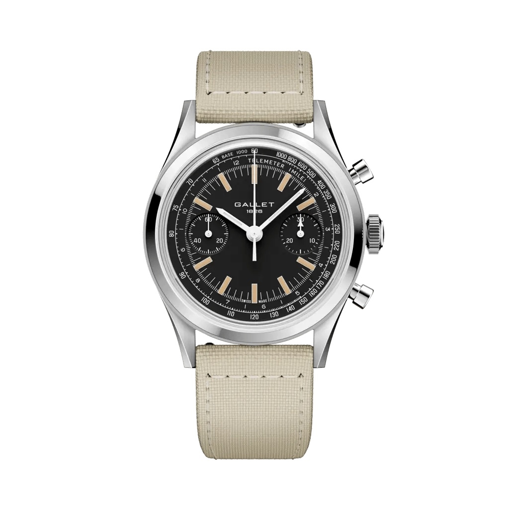 Gallet Tribute to Multichron 45 / Beige Fabric