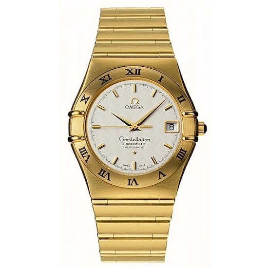 Omega Constellation Automatic 35.5 '95 Yellow Gold / Silver