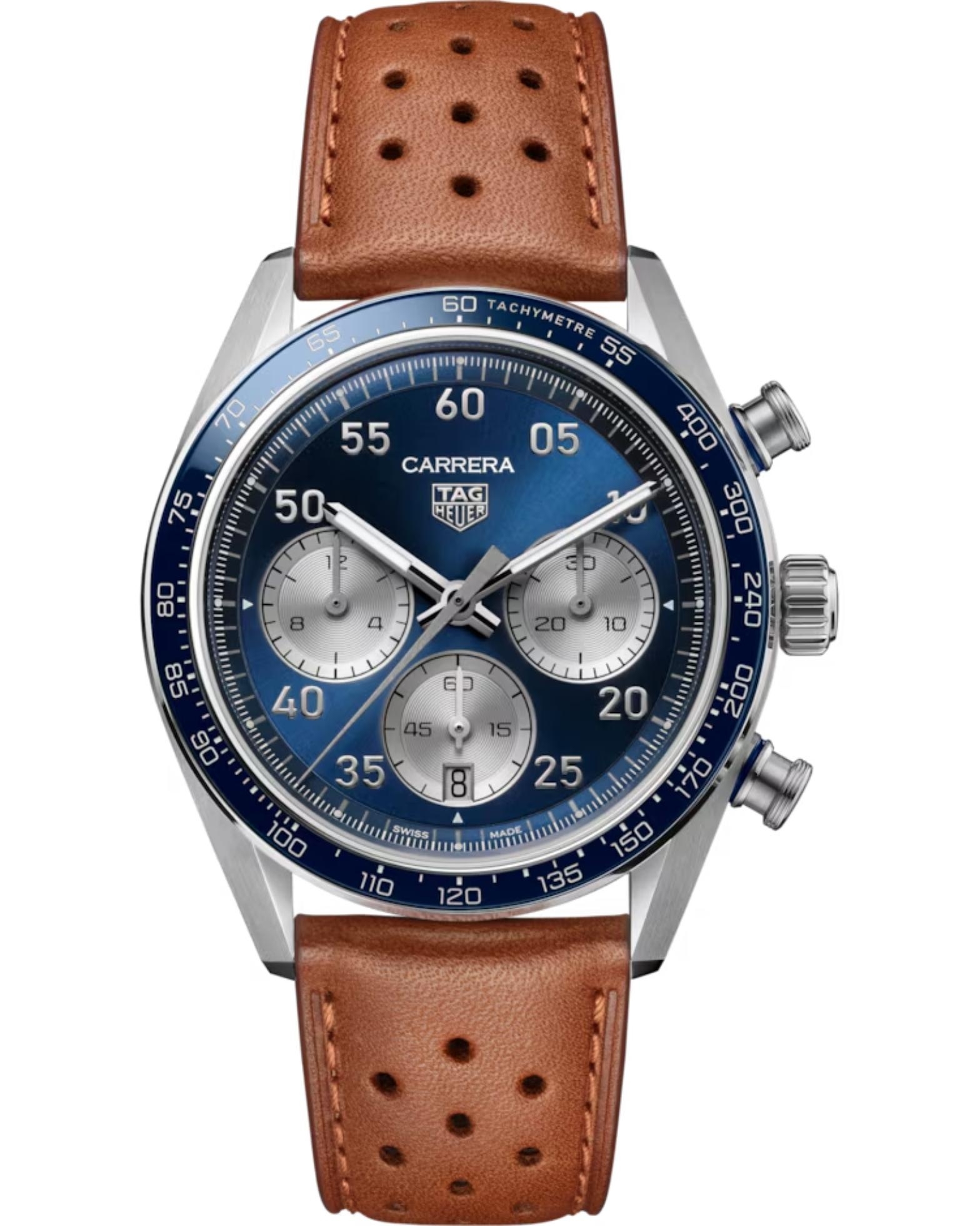 TAG Heuer Carrera Chronograph Sport Stainless Steel / Blue