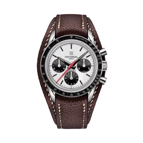 Universal Geneve Universal Genève Tribute to Compax White Gold / White