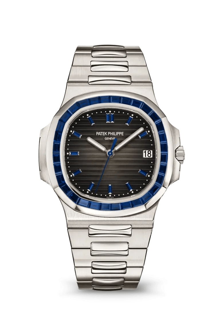 Patek Philippe Nautilus 5711 Platinum - Sapphire / Grey