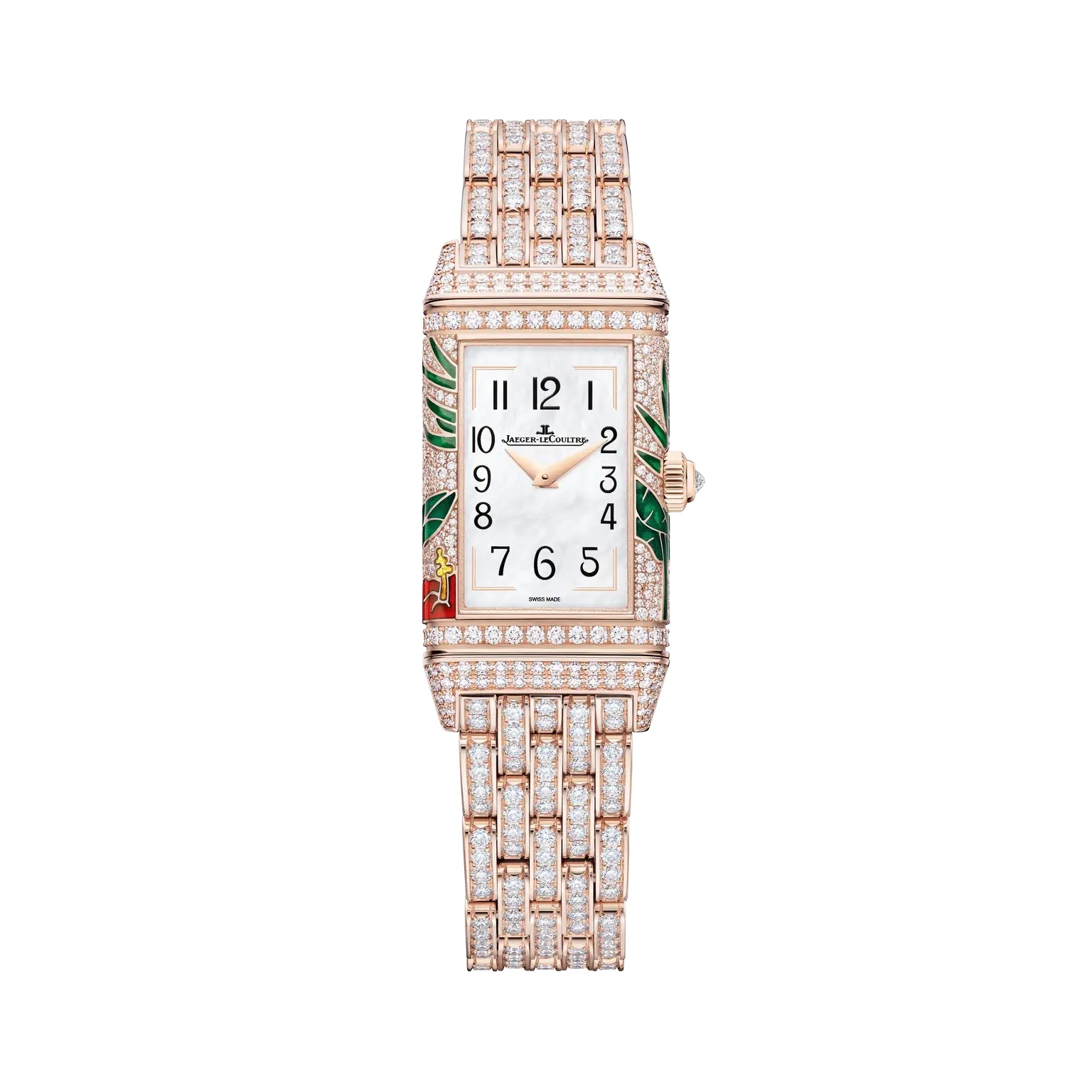 Jaeger-LeCoultre Reverso One Hibiscus Rosa / Bracelet