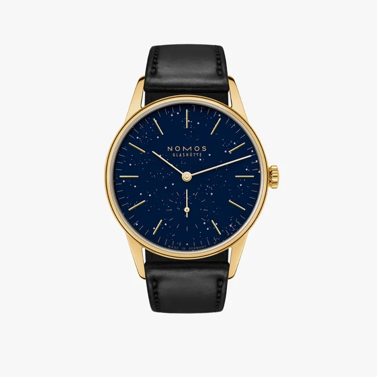 Nomos Glashütte Orion Neomatik Gold Urana
