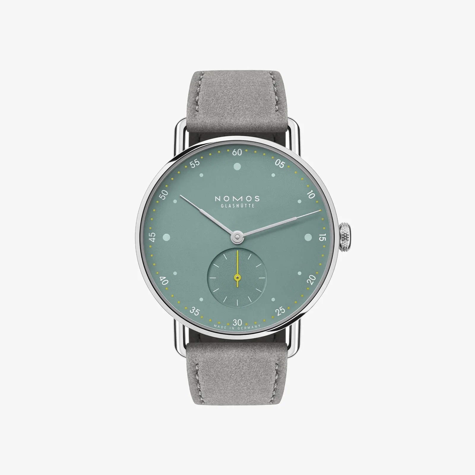 Nomos Glashütte Metro 33 Sage / Steel Back