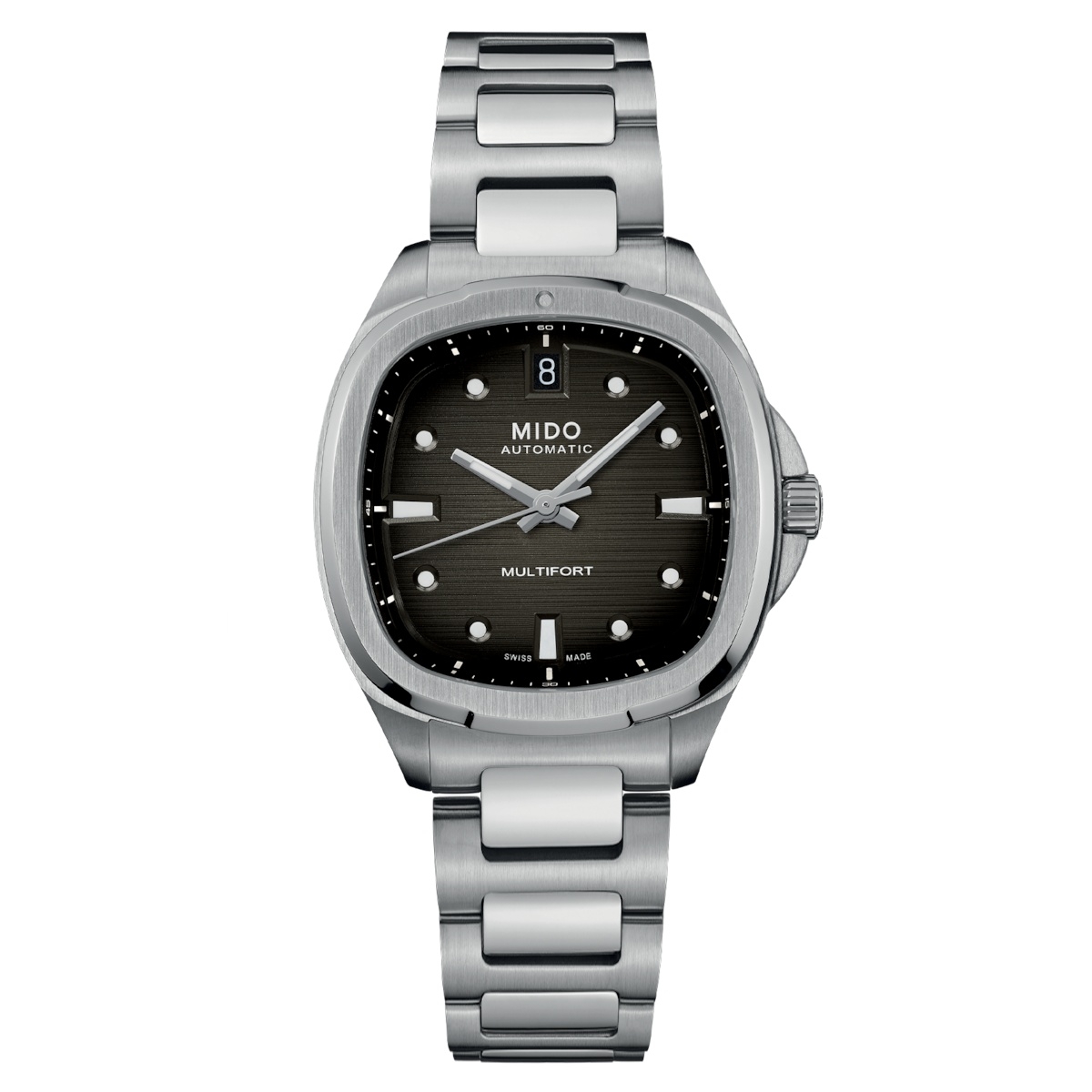 Mido Multifort TV 35 Stainless Steel / Grey / Bracelet