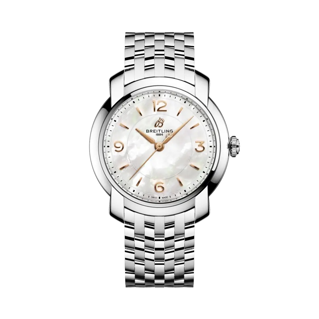 Breitling Lady Premier 32 SuperQuartz Stainless Steel / MOP / Bracelet