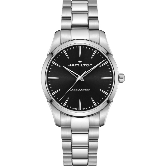 Hamilton Jazzmaster Quartz 40 Stainless Steel / Black / Bracelet