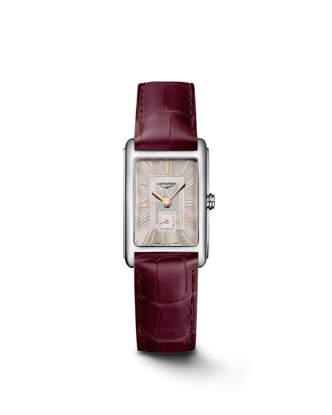 Longines DolceVita 20.8 Quartz Stainless Steel / Ivory Rose - Roman