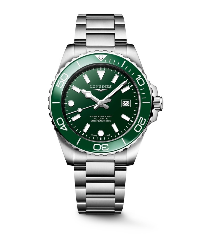 Longines Hydroconquest Automatic 42 Stainless Steel / Green / Bracelet