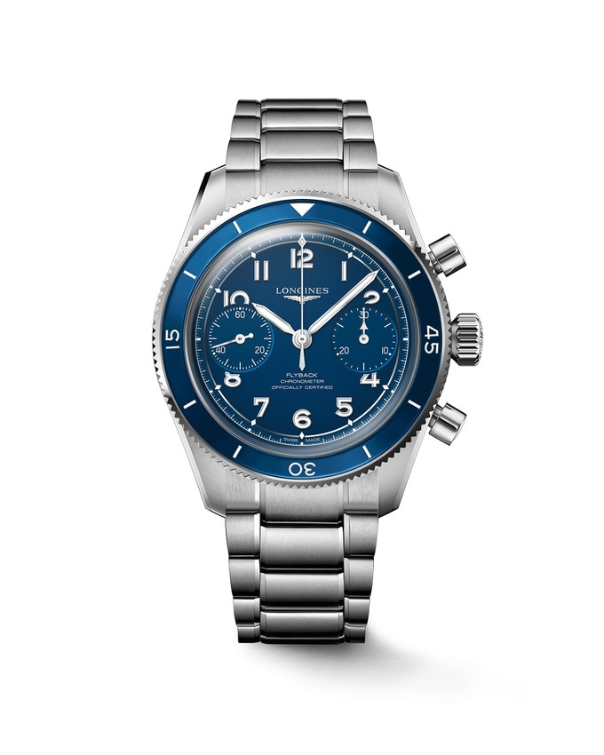 Longines Spirit Chronograph Flyback 39.5 Stainless Steel / Blue / Bracelet