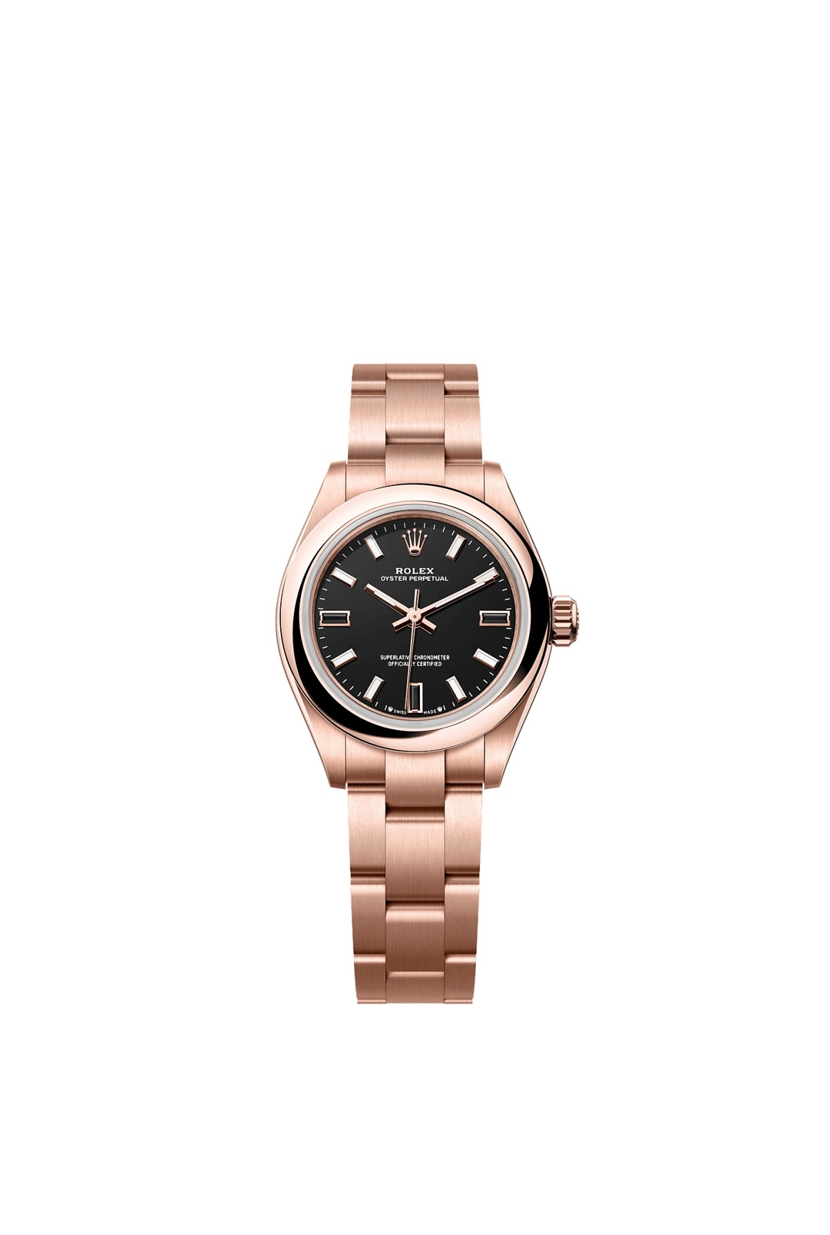 Rolex Oyster Perpetual 28 Everose Gold / Black
