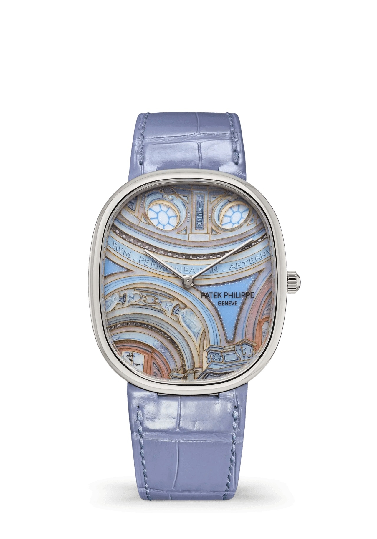 Patek Philippe Golden Ellipse Rare Handcrafts Baroque Decoration
