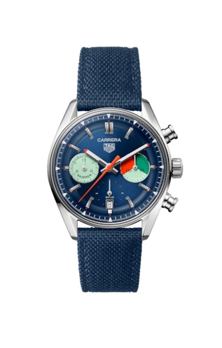 TAG Heuer Carrera Skipper Glass Box Stainless Steel / Blue