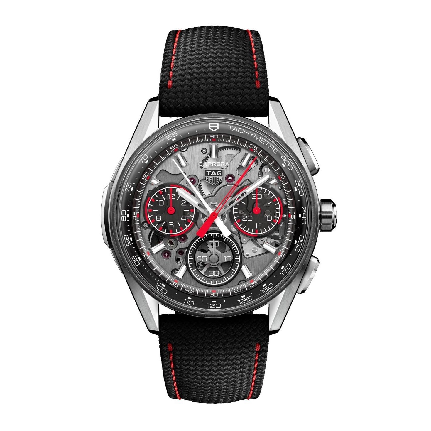 TAG Heuer Carrera Split-Seconds Chronograph Glass Box Titanium / Skeleton