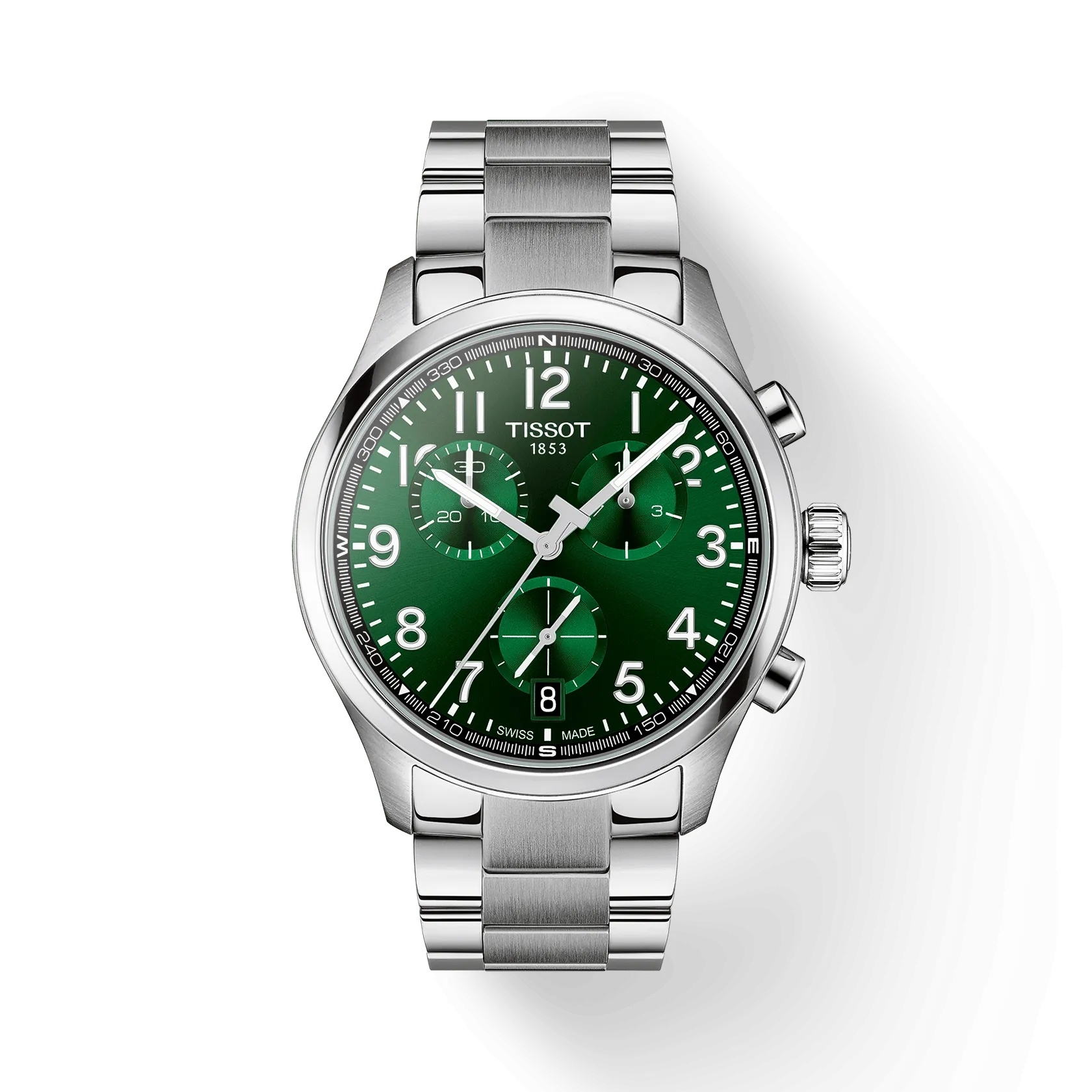 Tissot Chrono L Classic Stainless Steel / Green / Bracelet