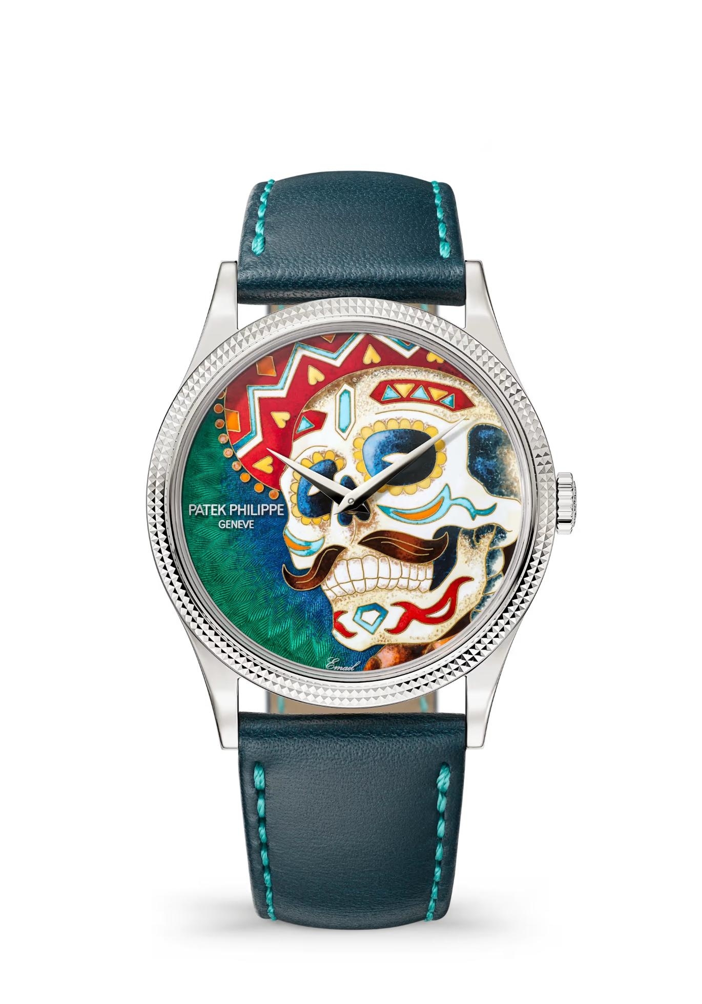 Patek Philippe Calatrava 5177 White Gold / Man with a Mustache