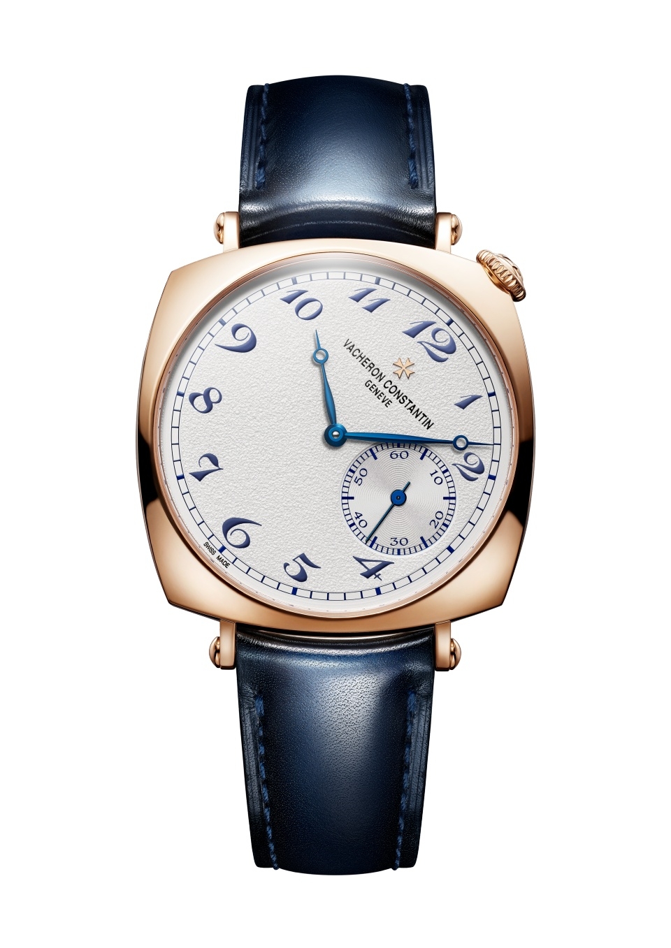 Vacheron Constantin Historiques American 1921 36.5mm Pink Gold / Silver - Blue